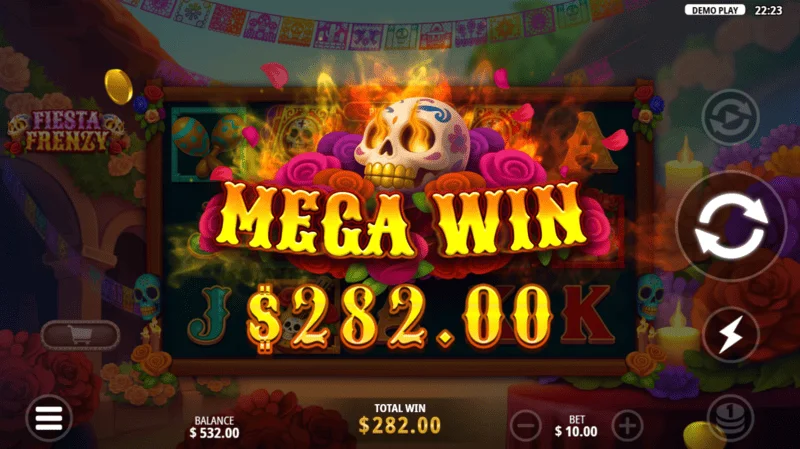 Fiesta Frenzy – veľká výhra v režime Free Spins
